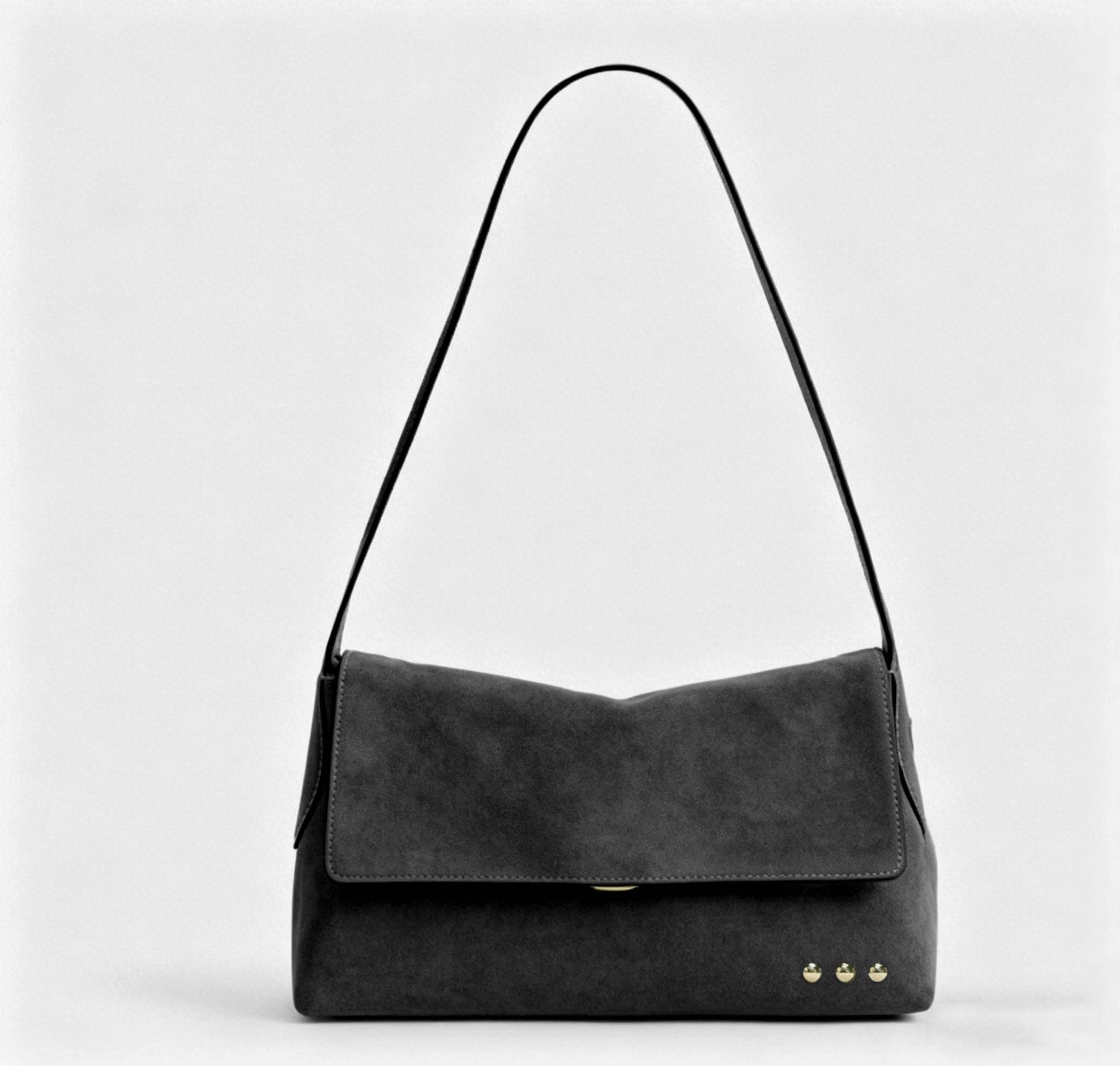 Miranda Faux Suede Flap Crossbody Bag - The Bronze Butterfly