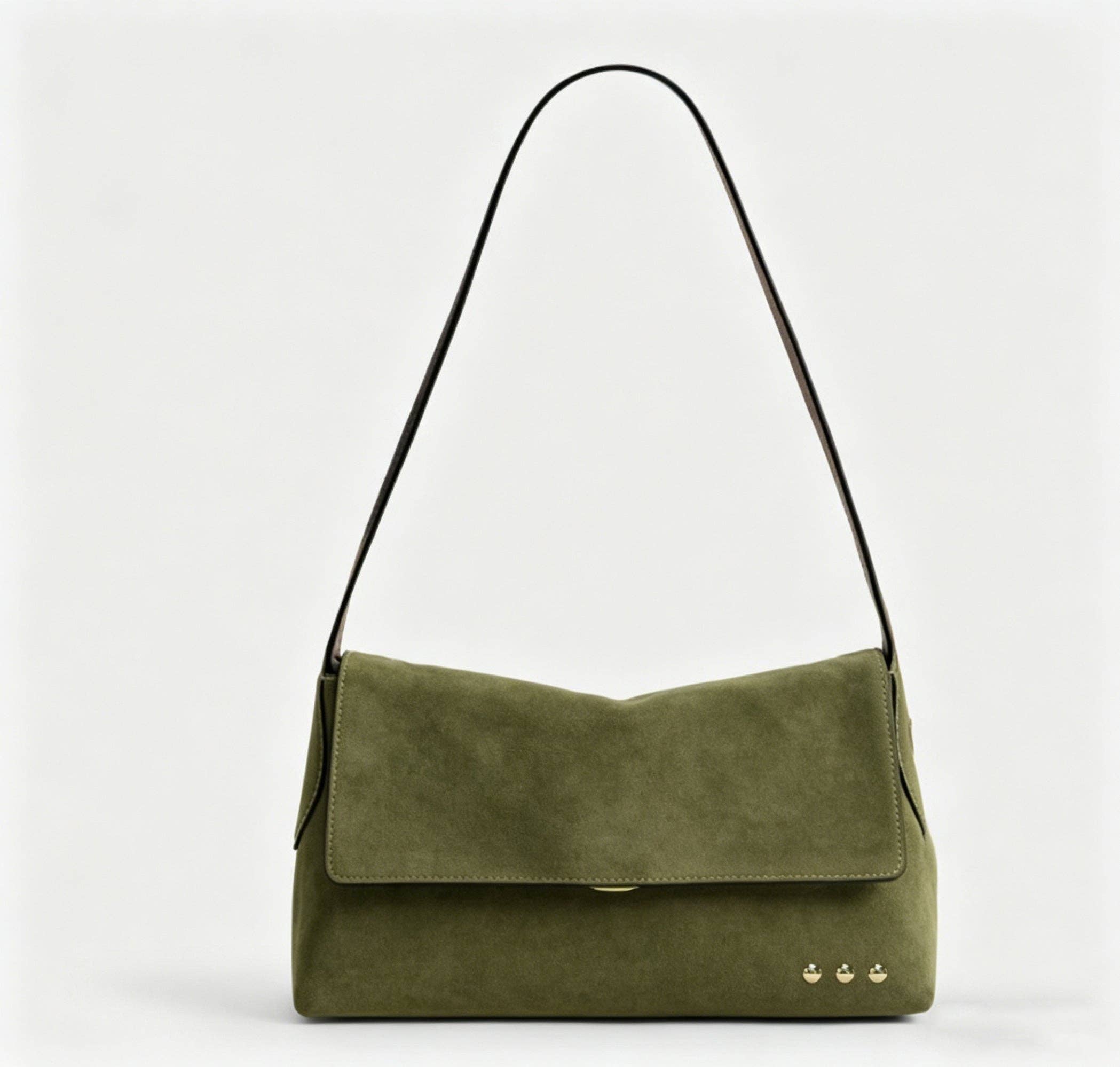 Miranda Faux Suede Flap Crossbody Bag - The Bronze Butterfly