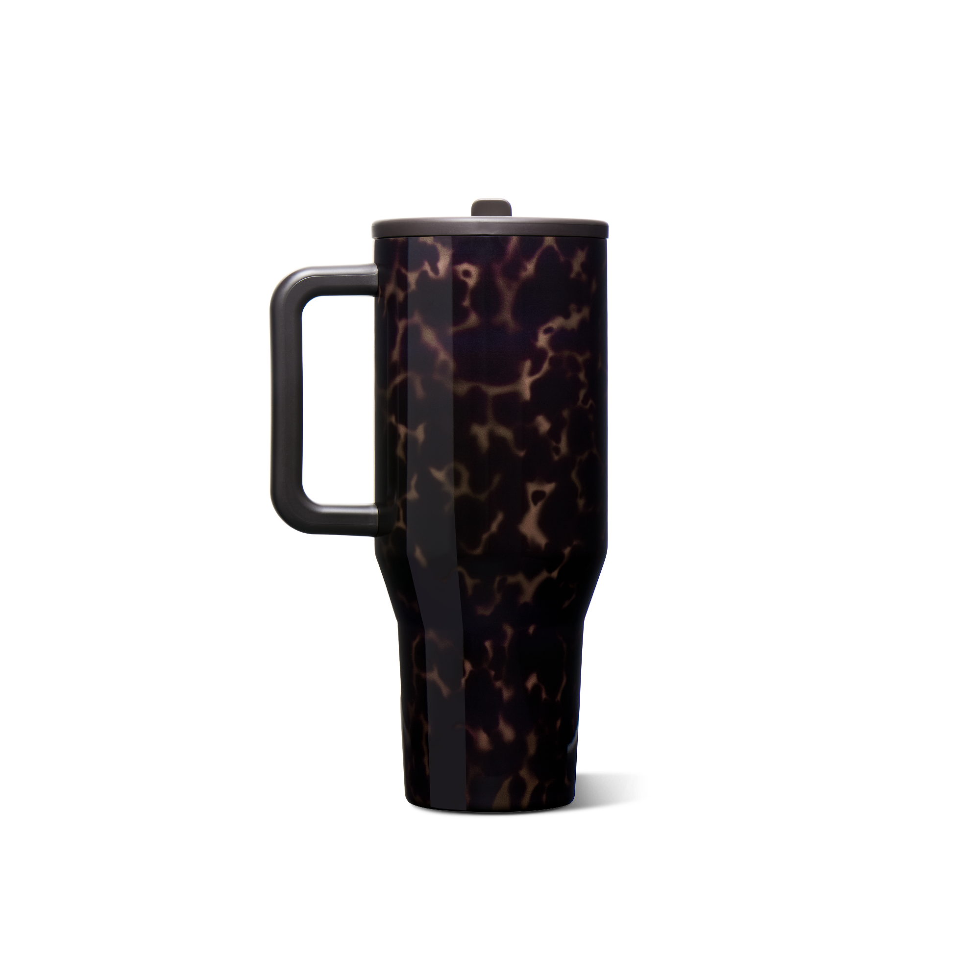 Mocha Tortoise HydroJug 32oz Traveler Tumbler - The Bronze Butterfly