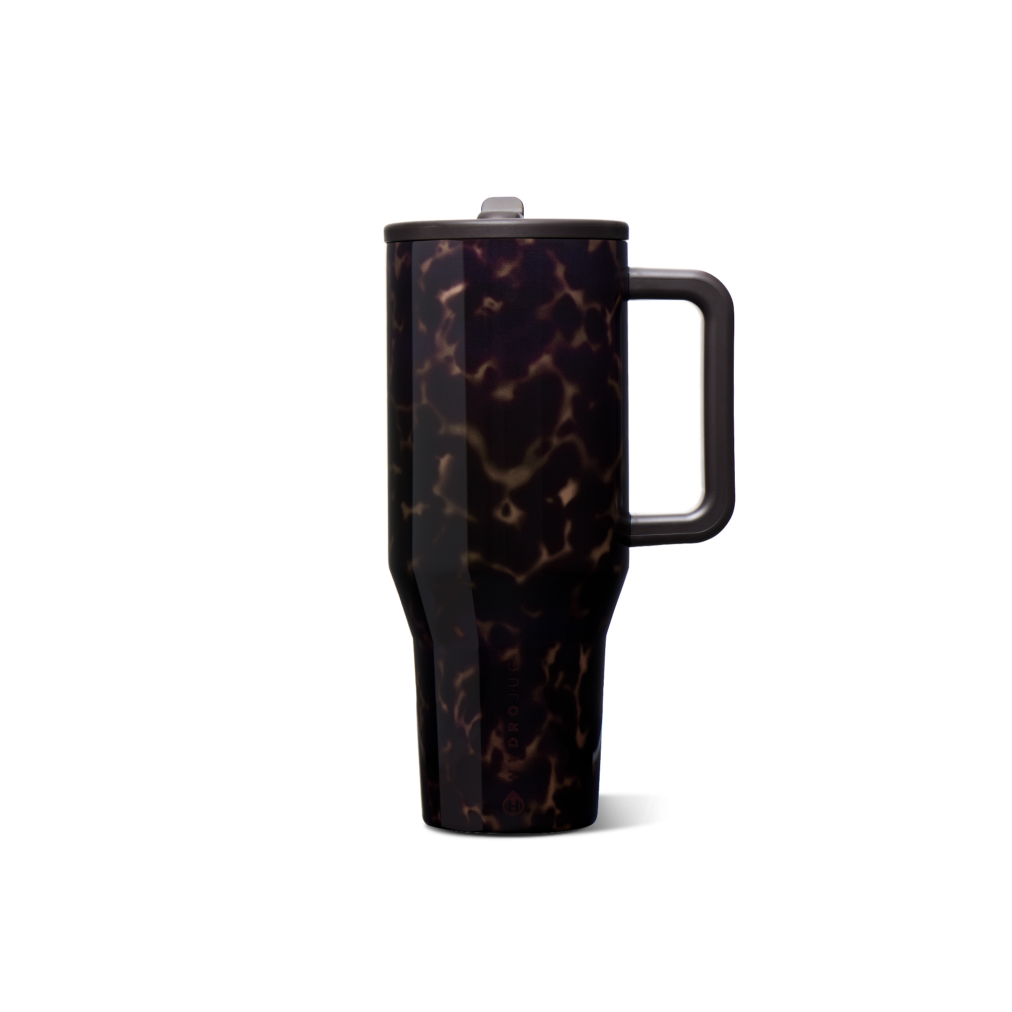 Mocha Tortoise HydroJug 32oz Traveler Tumbler - The Bronze Butterfly