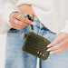 Paris Faux Suede Card Wallet - The Bronze Butterfly