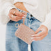 Paris Faux Suede Card Wallet - The Bronze Butterfly