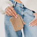 Paris Faux Suede Card Wallet - The Bronze Butterfly