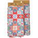  Patriotic Kitchen Towel Land Of The Free | Folk Art | The Bronze Butterfly
