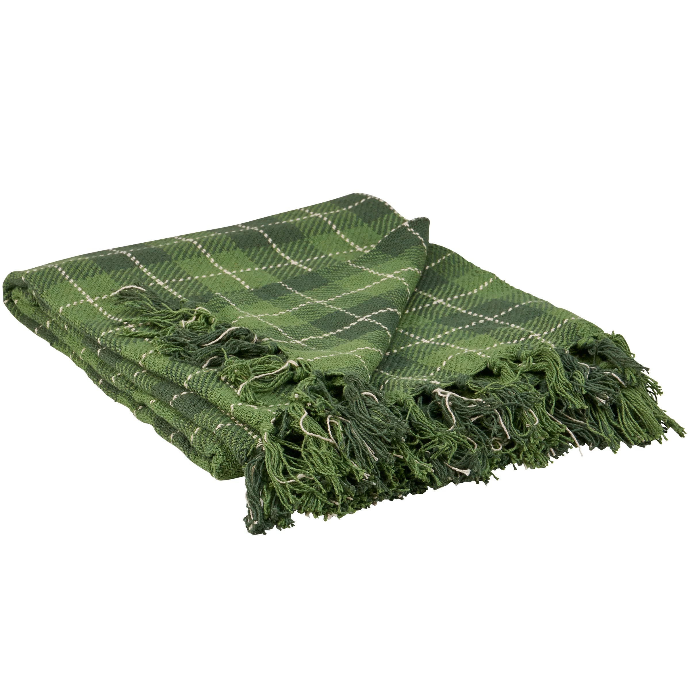 Primitives by Kathy Green Tartan Throw Blanket - The Bronze Butterfly