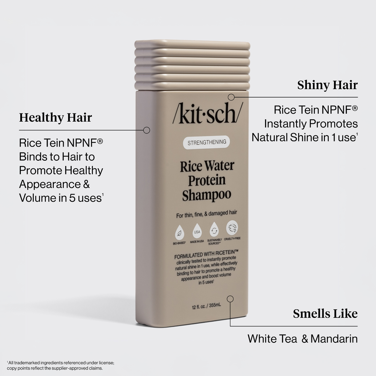Rice Water Shampoo & Conditioner | Strengthening | KITSCH