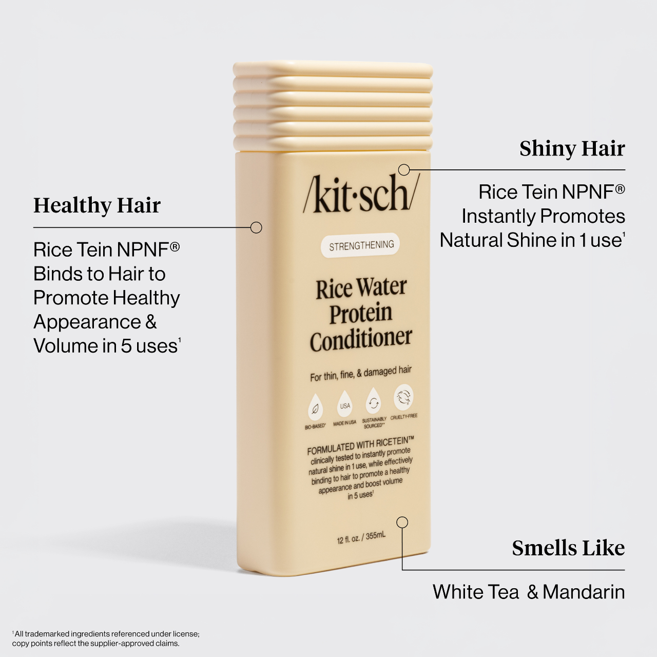 Rice Water Shampoo & Conditioner | Strengthening | KITSCH