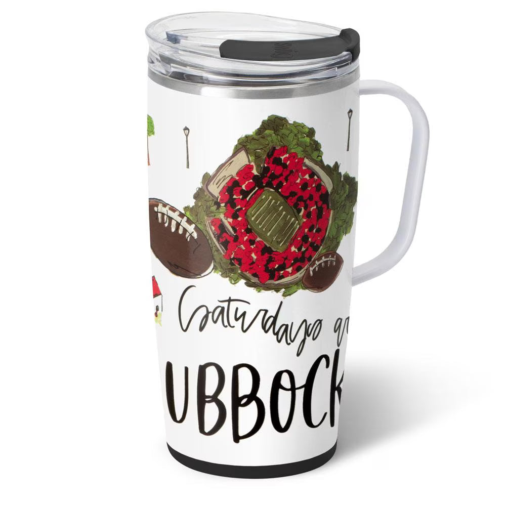 Saturday in Lubbock Travel Mug 22 oz