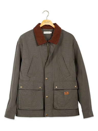 Simply Southern Men's Plaid Lined Jacket in Olive - The Bronze Butterfly