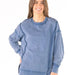 Simply Southern Mineral Wash Crewneck Sweatshirt in Blue - The Bronze Butterfly