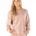 Simply Southern Mineral Wash Crewneck Sweatshirt in Fawn - The Bronze Butterfly