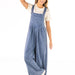 Simply Southern Mineral Wash Overalls in Blue -The Bronze Butterfly