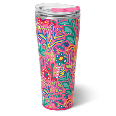  Swig Life Flora Rosa 32oz Tumbler | Insulated | The Bronze Butterfly