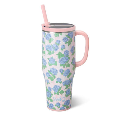 Swig Life Hydrangeas Mega Mug 40oz - The Bronze Butterfly