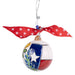 Texas Flag & Yellow Rose Ornament - The Bronze Butterfly