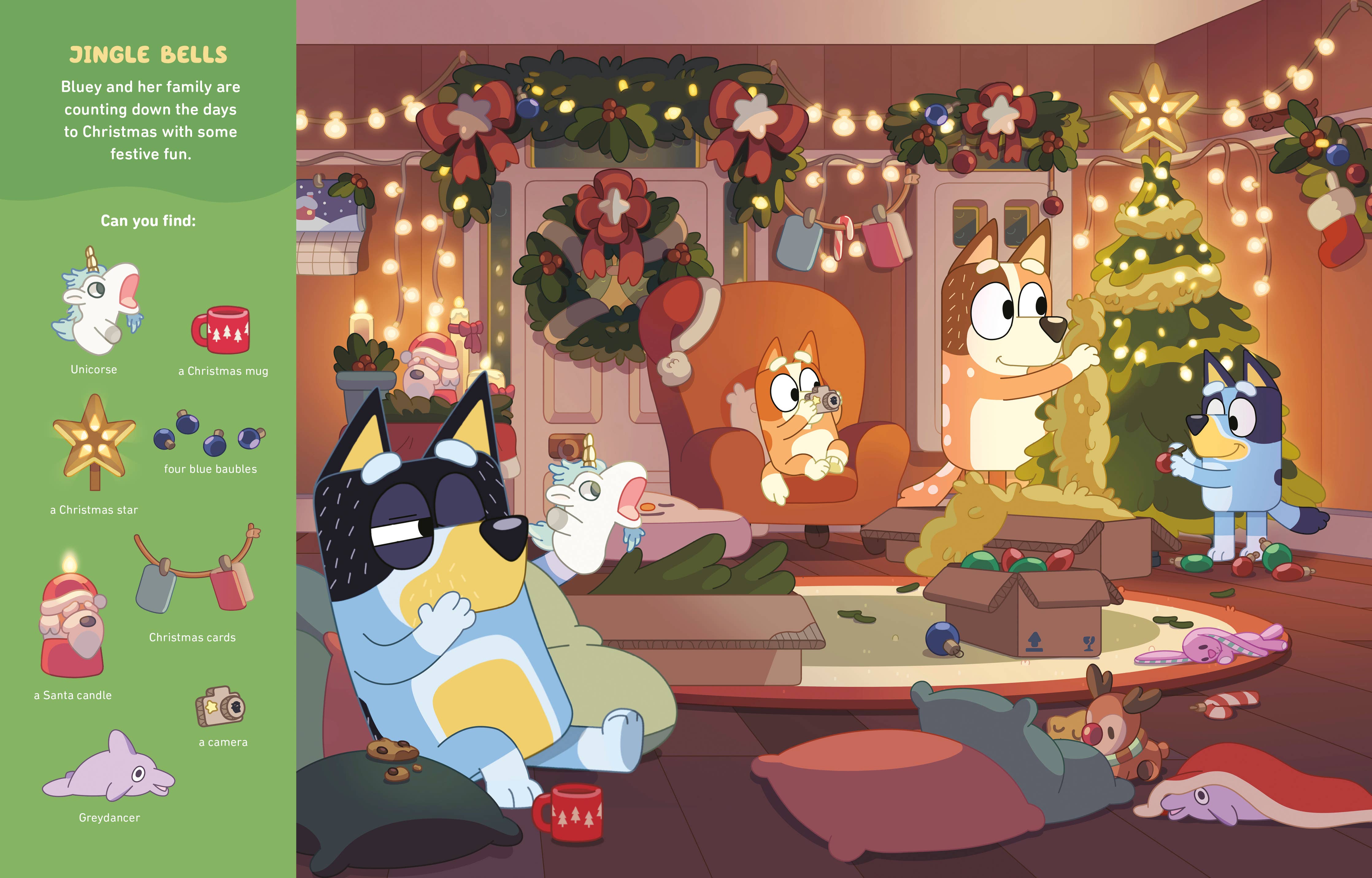Where's Bluey? At Christmas | Search-and-Find Activity Book - The Bronze Butterfly