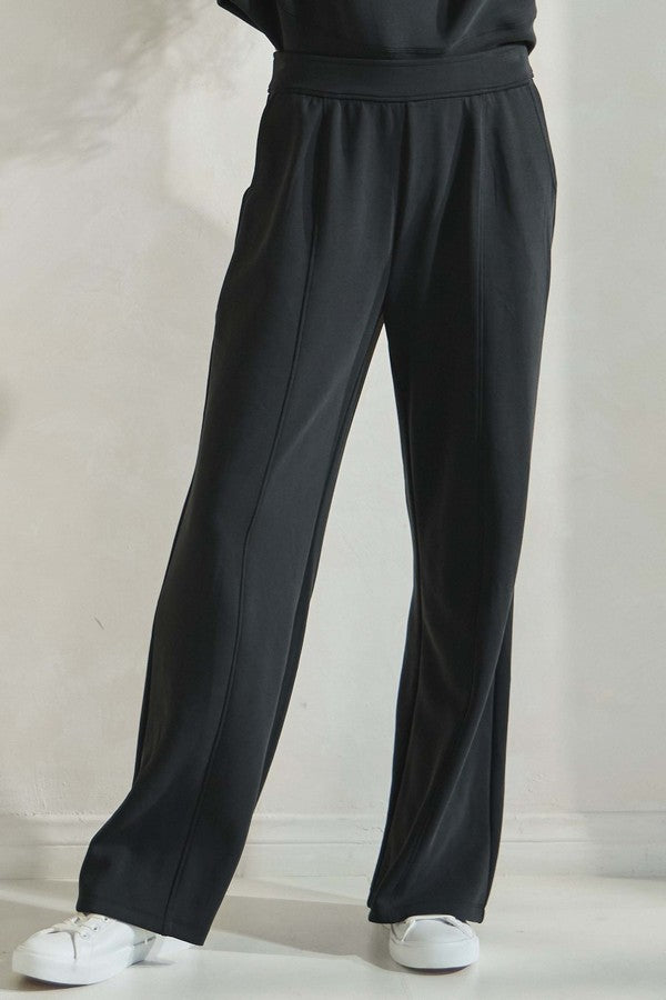 Women's Soft Modal Relaxed Fit Flared Pants - The Bronze Butterfly