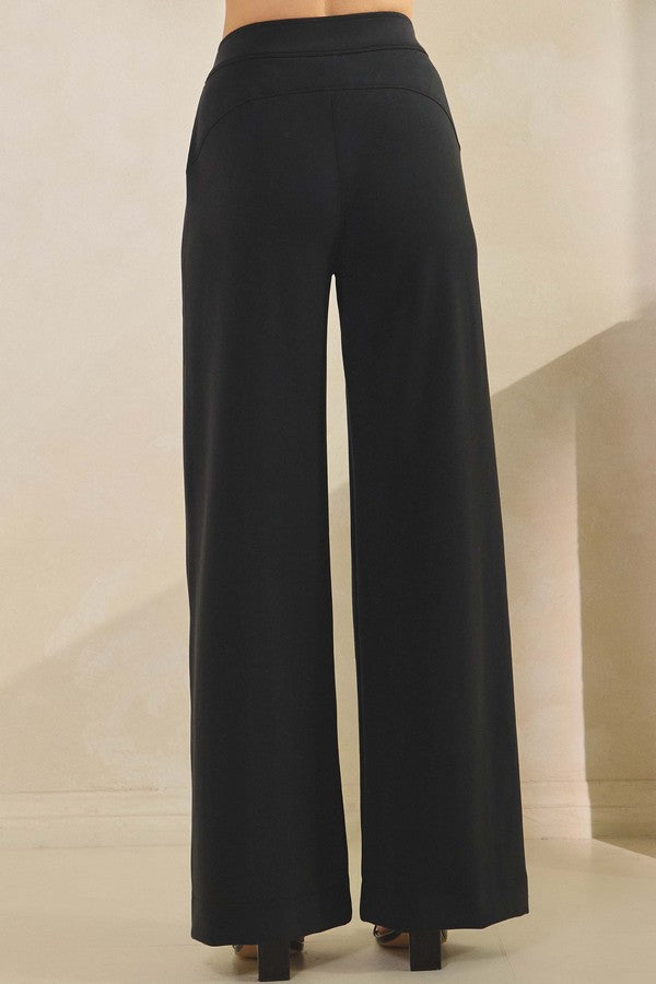 Women's Soft Modal Wide-Leg Pants - The Bronze Butterfly