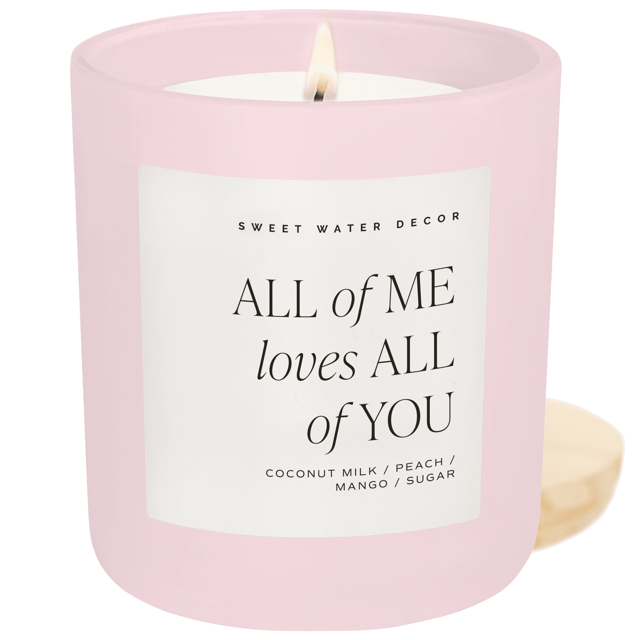 All of Me Loves All of You 15 oz Soy Candle, Matte Jar - The Bronze Butterfly