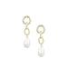 Allure Pearl Drop Earrings in Gold - The Bronze Butterfly