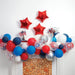 Americana Memorial Day and Fourth of July Balloon Garland Arch Kit - The Bronze Butterfly