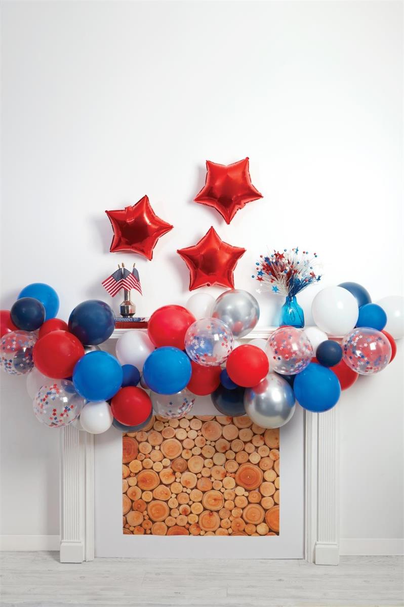 Americana Memorial Day and Fourth of July Balloon Garland Arch Kit - The Bronze Butterfly