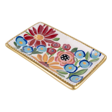 Among the Flowers Trinket Tray - The Bronze Butterfly