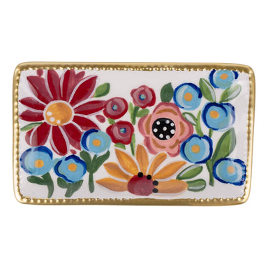 Among the Flowers Trinket Tray - The Bronze Butterfly