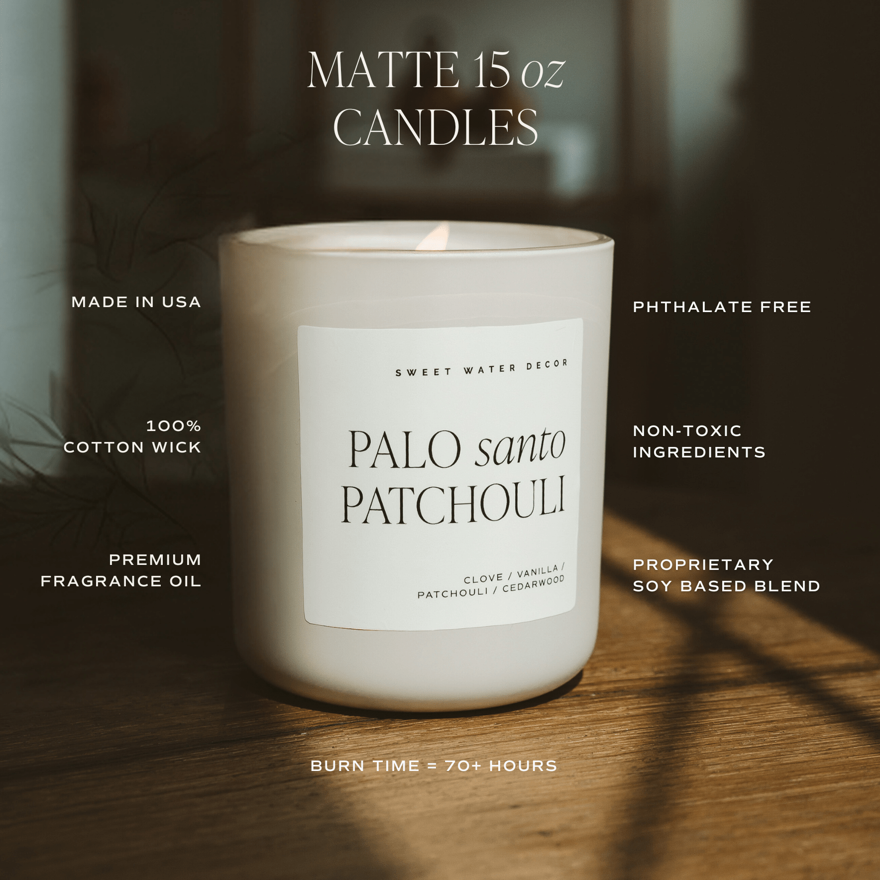 Apple Maple Bourbon Soy Candle | 15 oz Farmhouse Fall Candle - The Bronze Butterfly
