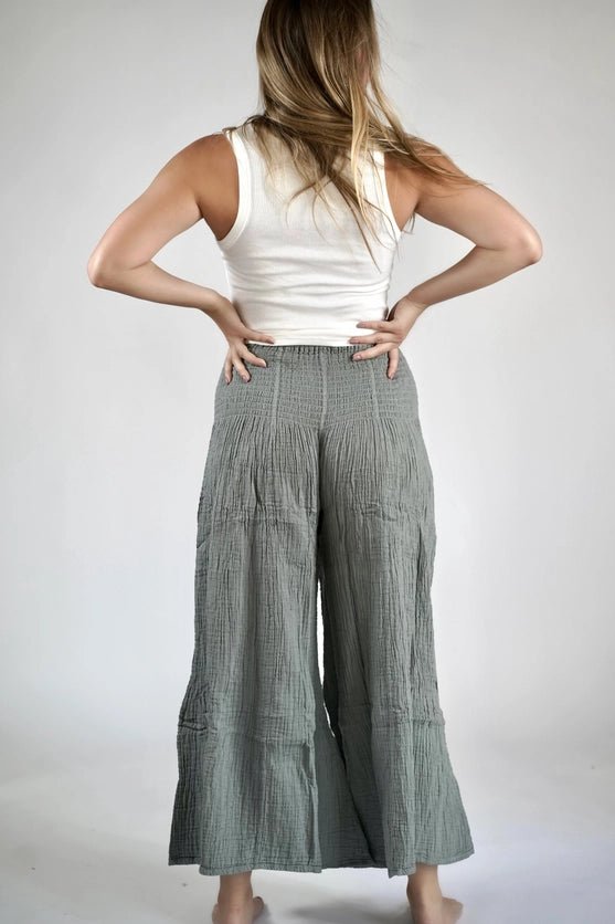 Arpa Double Cotton Gauze Pants - The Bronze Butterfly