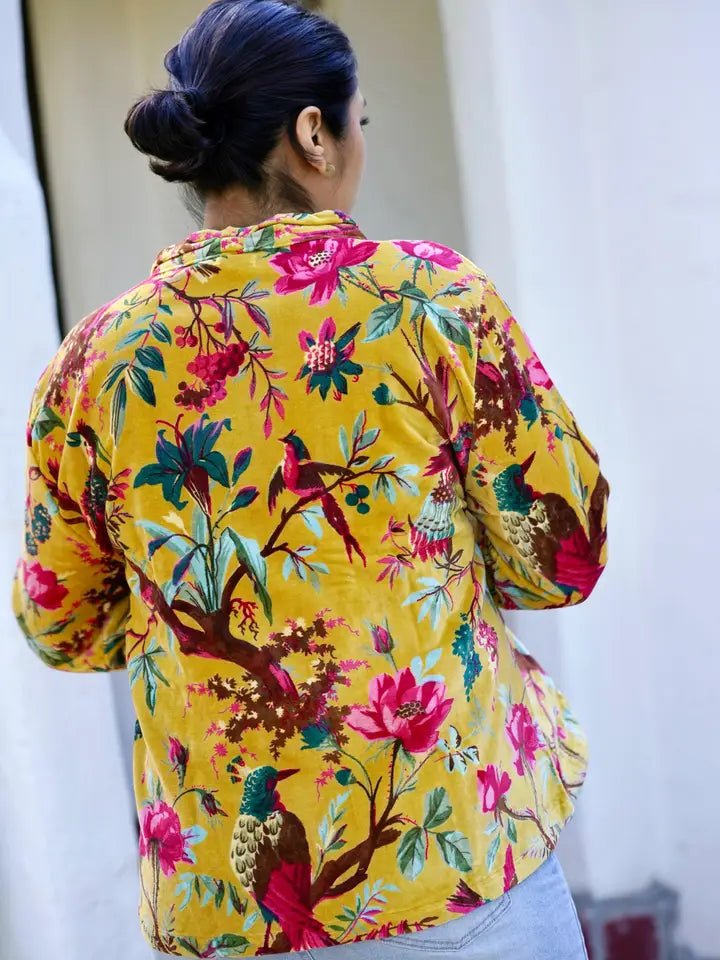 Astrid Velvet Jacket - The Bronze Butterfly