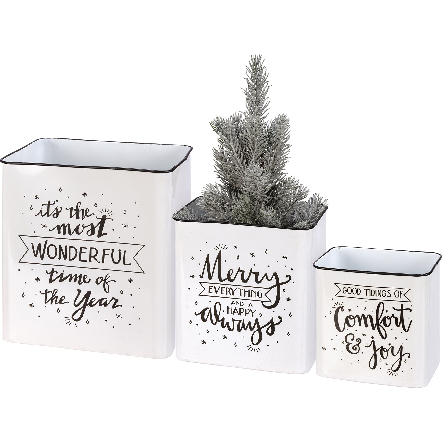 Bin Set - Merry Everything SET OF 3