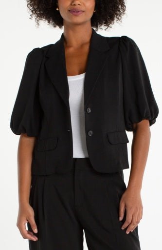 Balloon Sleeve Blazer - The Bronze Butterfly