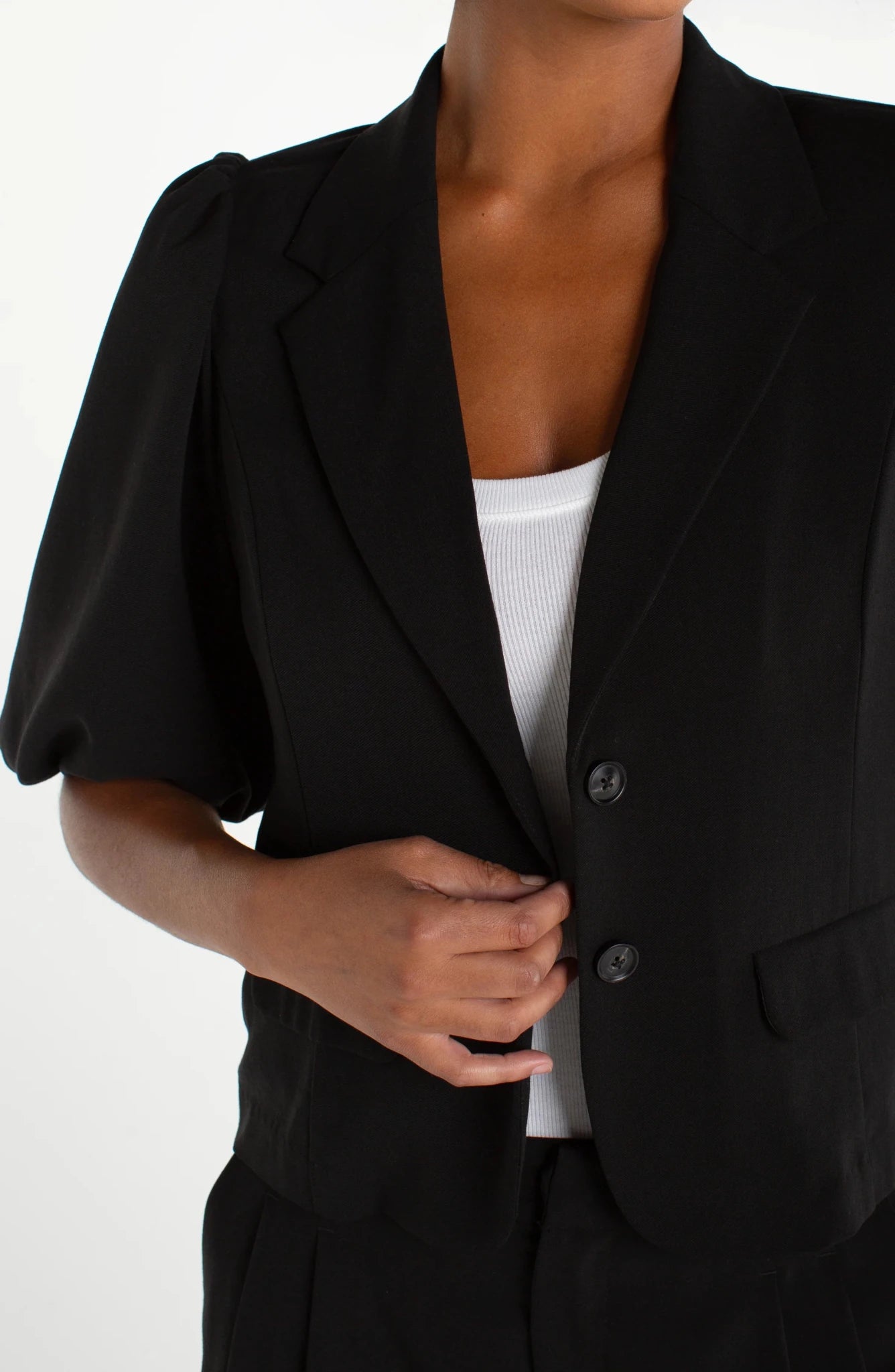 Balloon Sleeve Blazer - The Bronze Butterfly