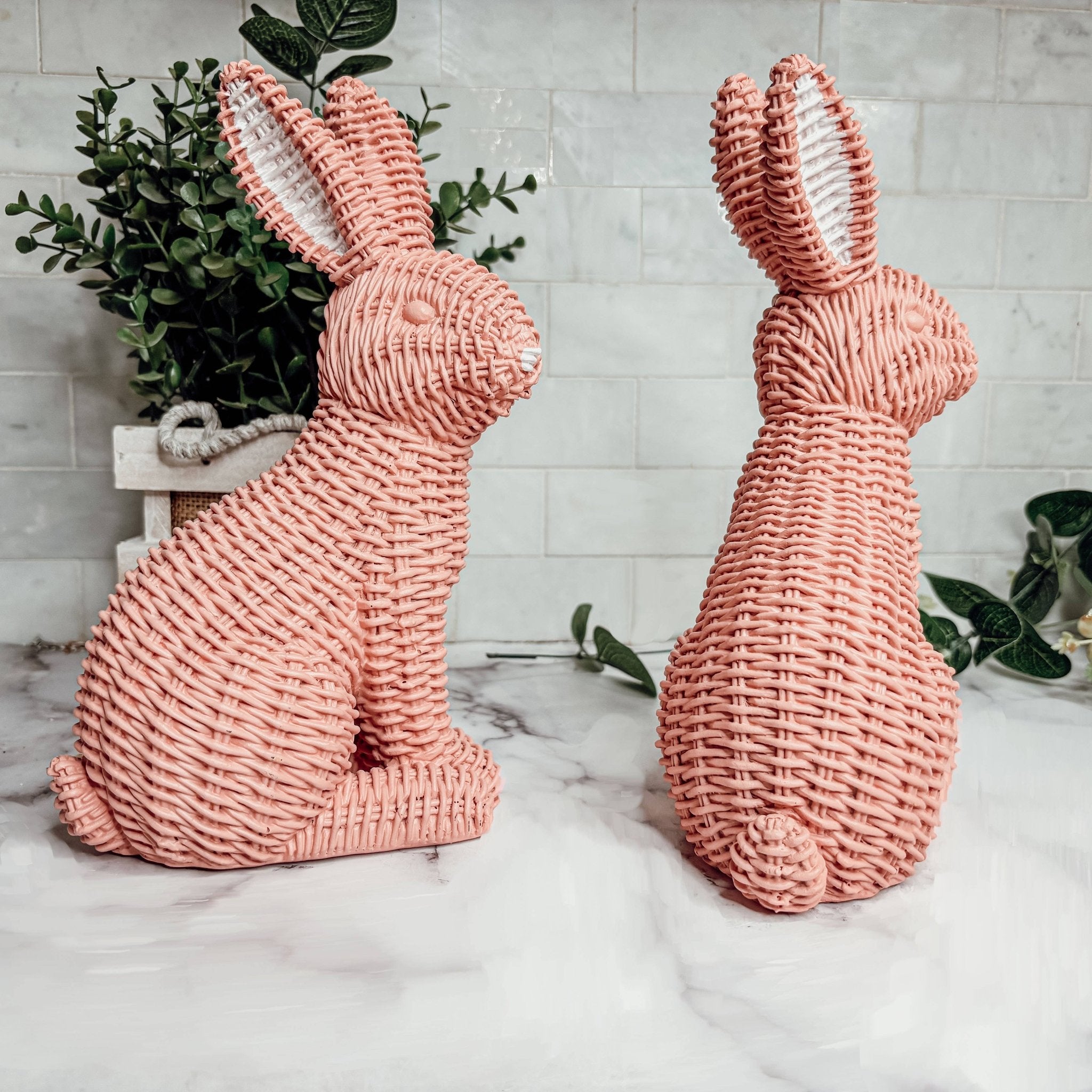 Basket Weave Bunny - The Bronze Butterfly