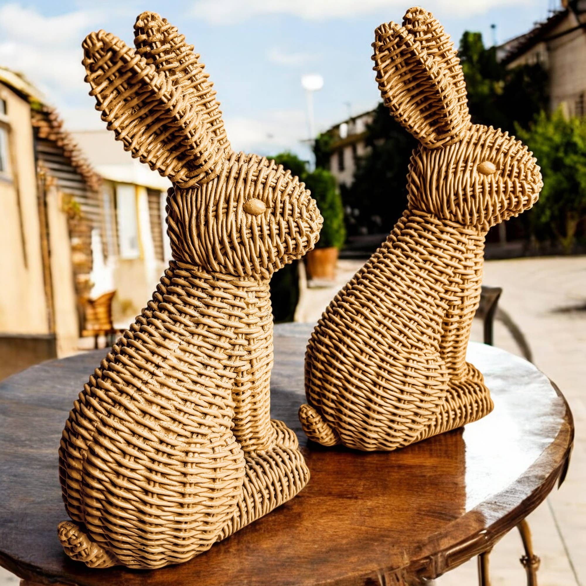 Basket Weave Bunny - The Bronze Butterfly