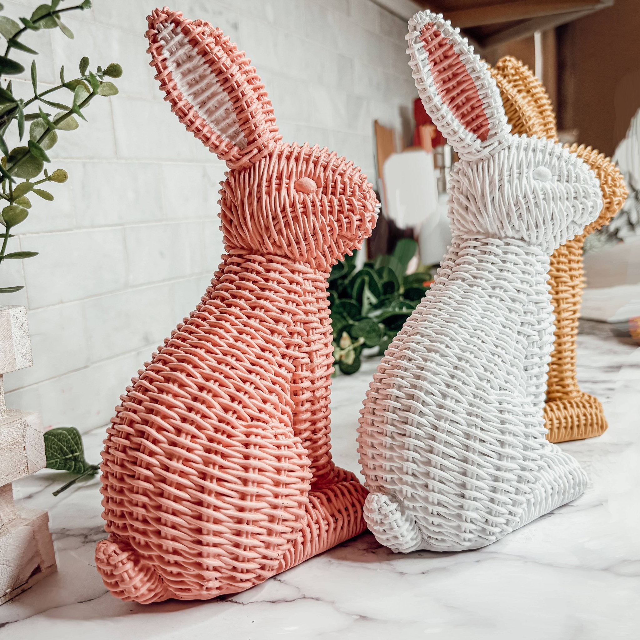 Basket Weave Bunny - The Bronze Butterfly
