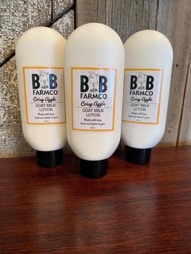 B&B Farmco Goat Milk Lotion Crisp Apple - The Bronze Butterfly
