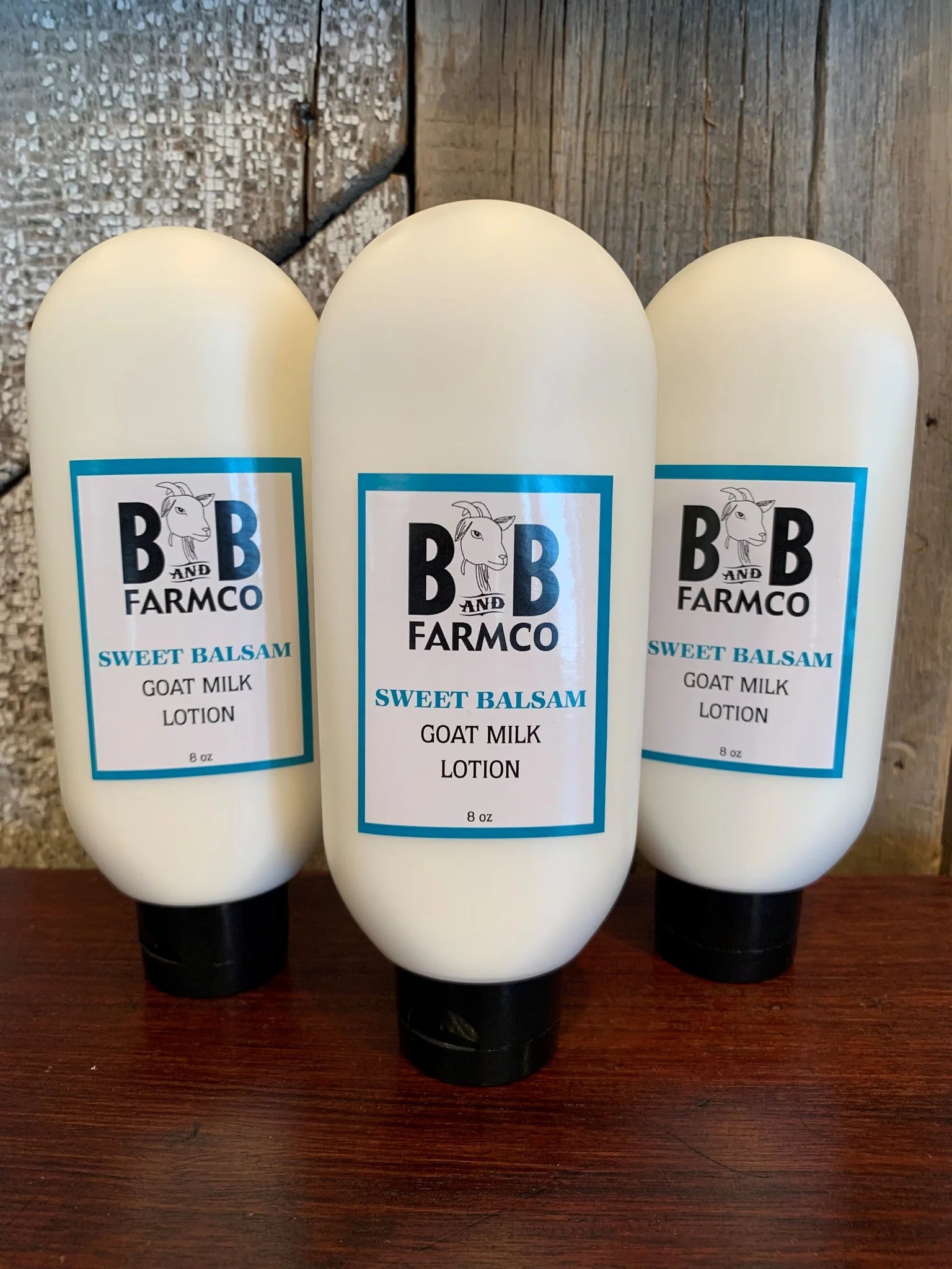 B&B Goat Milk Lotion - Bug Off or Sweet Balsam or Sweet Almond - The Bronze Butterfly