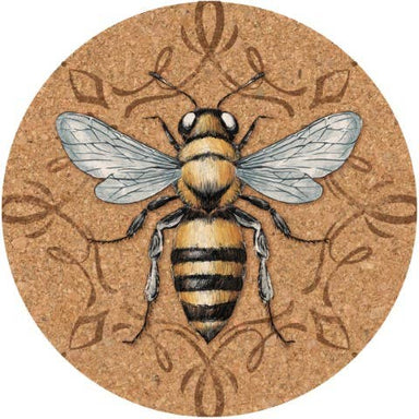 Bee Cork Trivet - The Bronze Butterfly