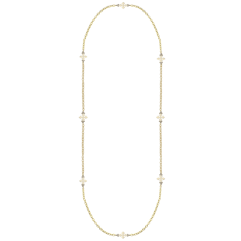 Believer Cross Station Necklace Gold - The Bronze Butterfly