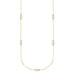 Believer Cross Station Necklace Gold - The Bronze Butterfly