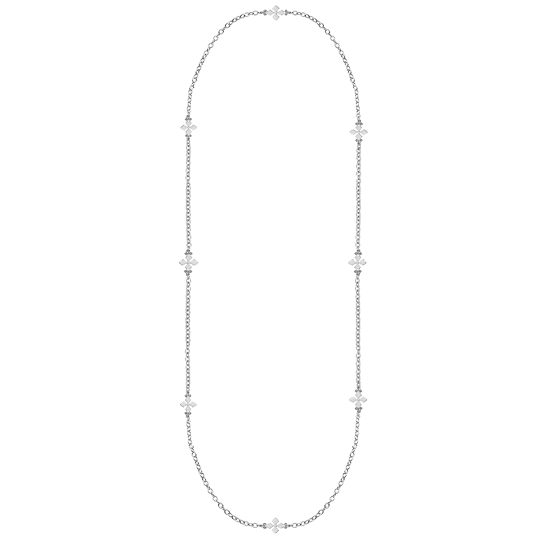 Believer Cross Station Necklace Silver - The Bronze Butterfly