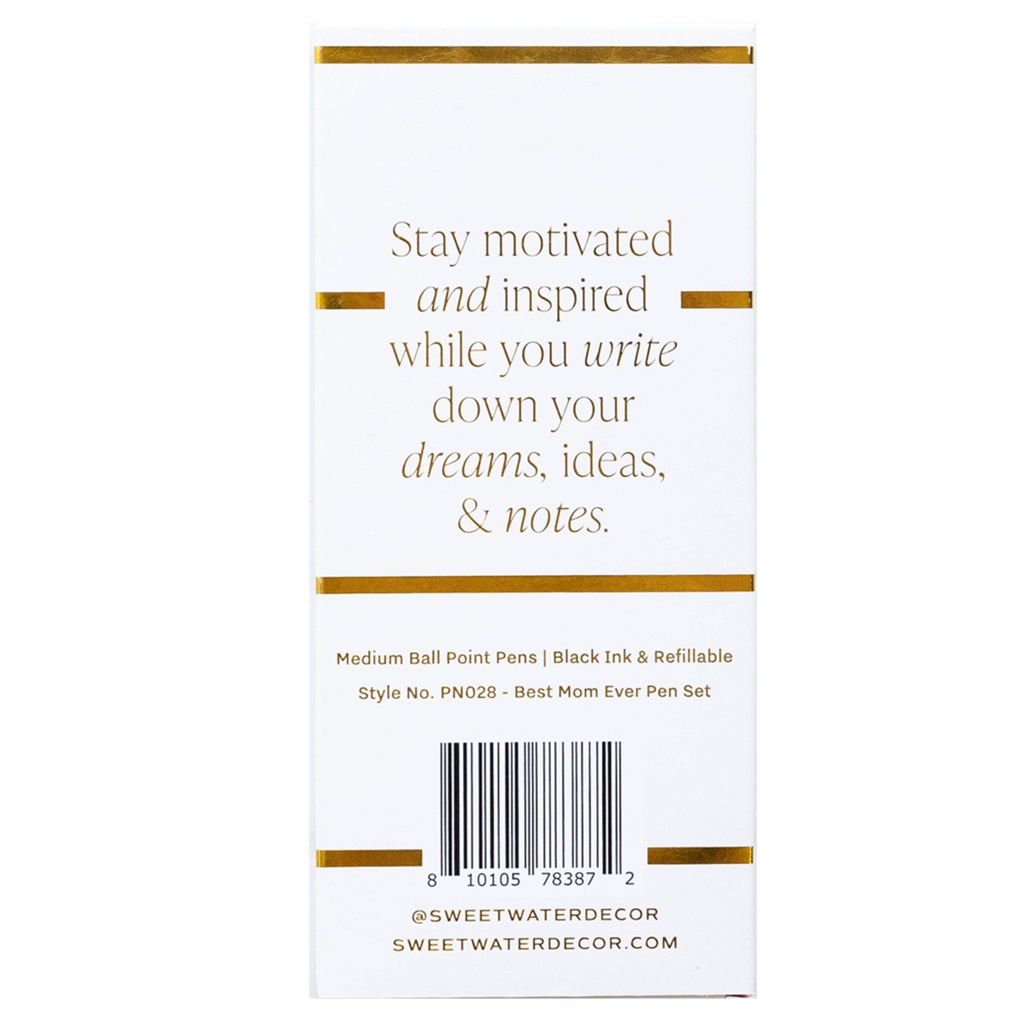 Best Mom Ever Metal Pen Set - Mother's Day Gifts - The Bronze Butterfly