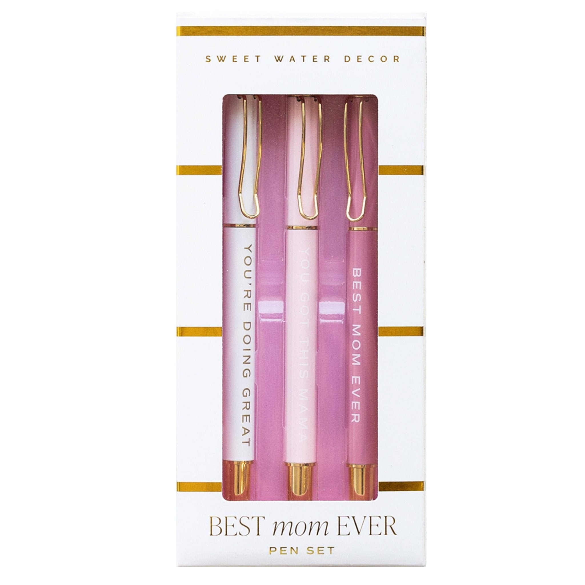 Best Mom Ever Metal Pen Set - Mother's Day Gifts - The Bronze Butterfly