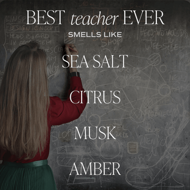 Best Teacher Ever 9 oz Soy Candle - The Bronze Butterfly