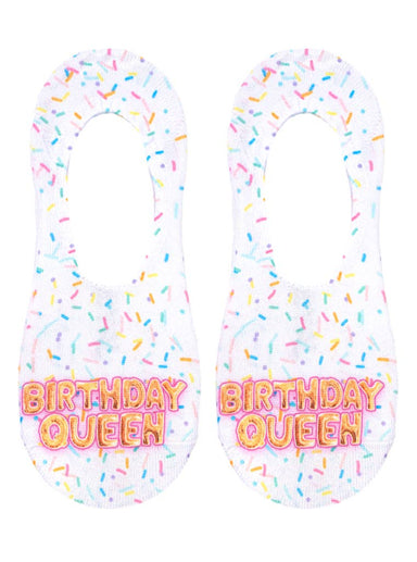 Birthday Queen Liner Sock - The Bronze Butterfly