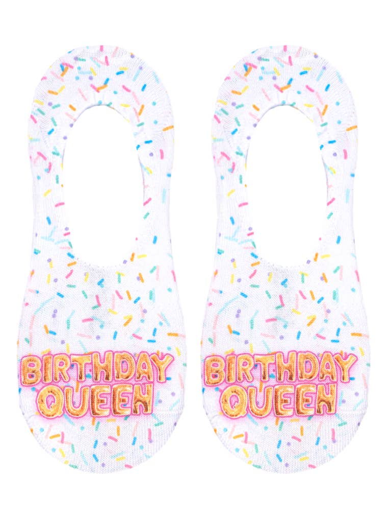 Birthday Queen Liner Sock - The Bronze Butterfly