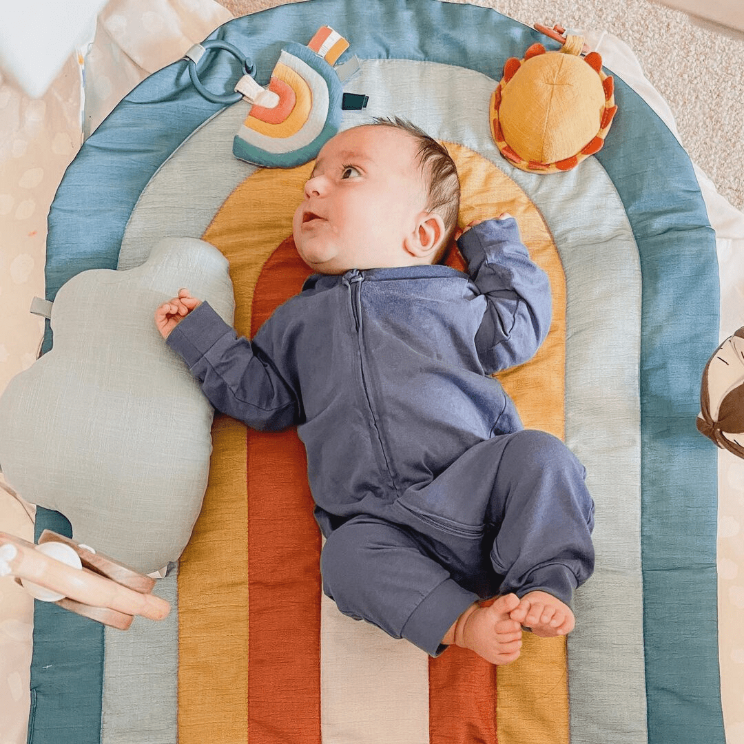 Bitzy Bespoke Ritzy Tummy Time™ Rainbow Play Mat - The Bronze Butterfly