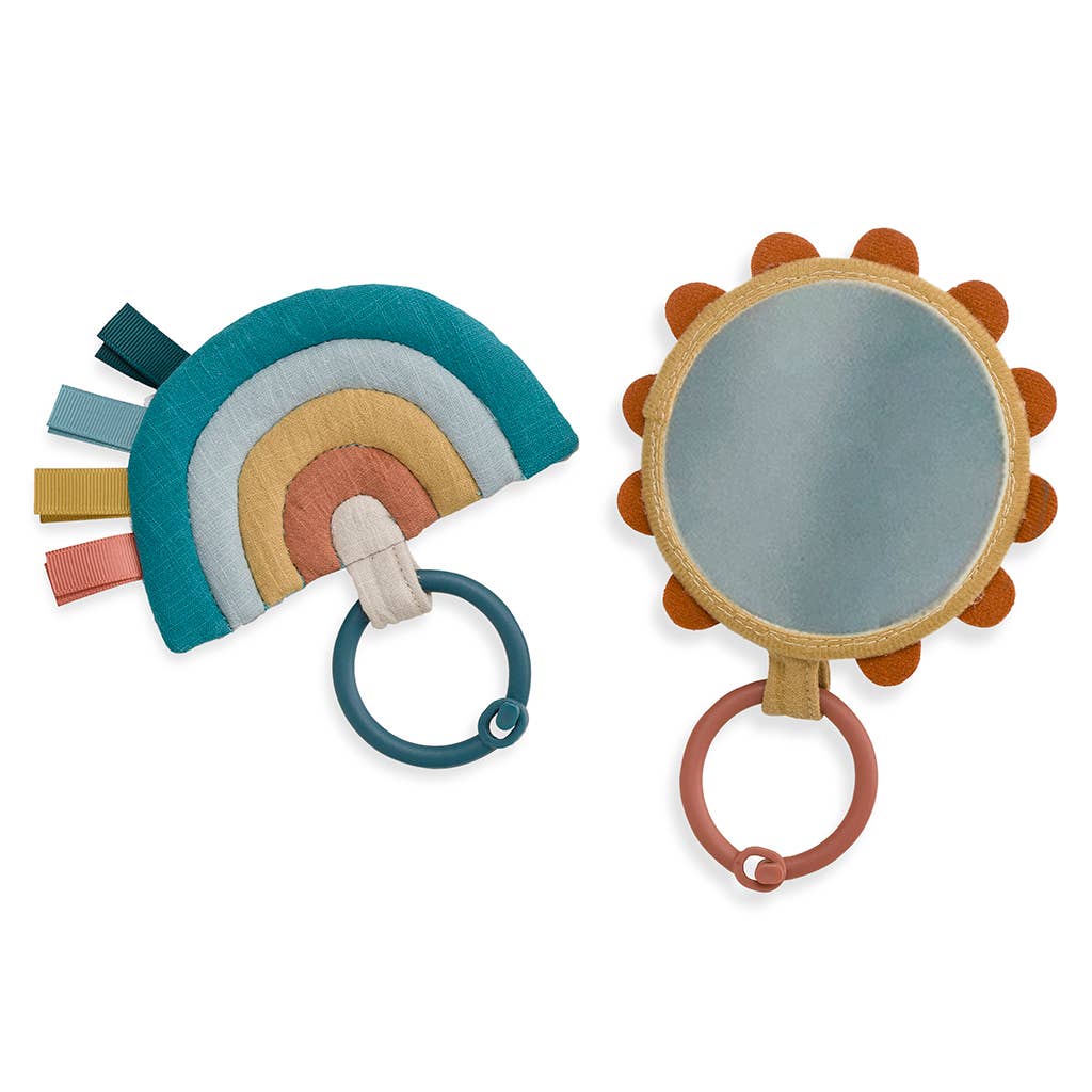 Bitzy Bespoke Ritzy Tummy Time™ Rainbow Play Mat - The Bronze Butterfly